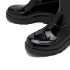 KASSL Editions Women's x Tretorn Tijntje Shiny Knee High Boot in Shiny Black