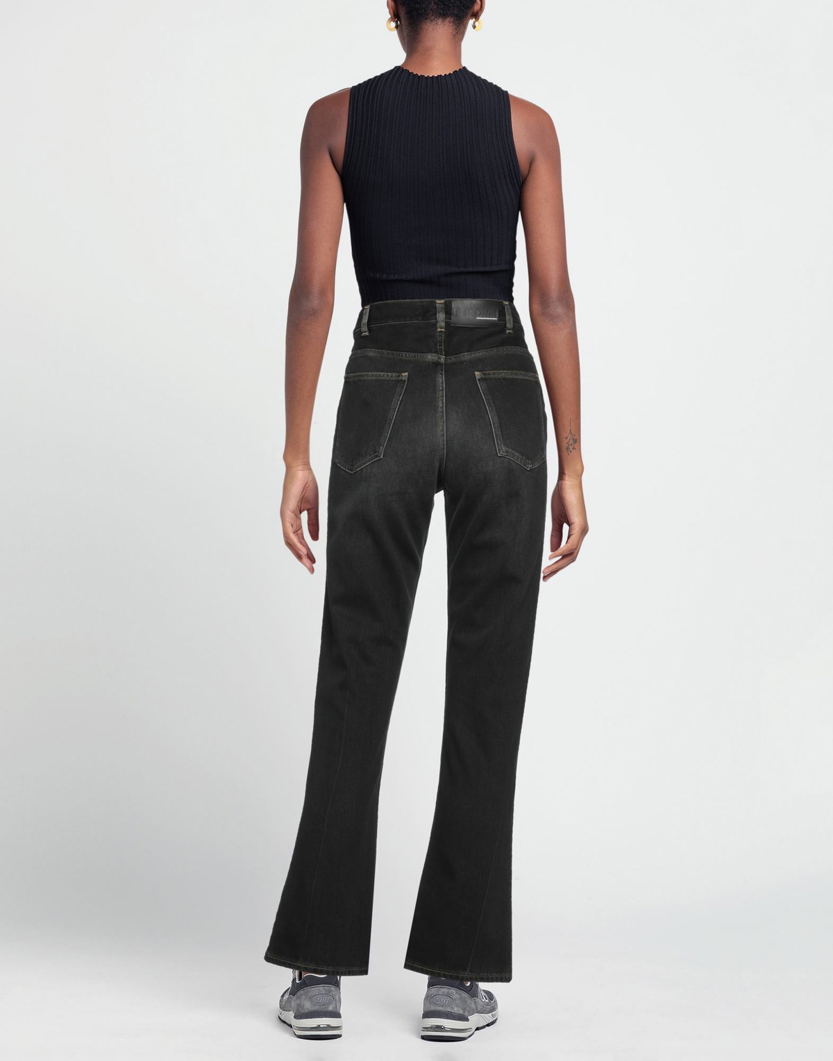 Blk Dnm Womens Jeans Charcoal