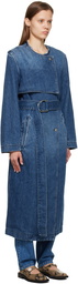 REMAIN Birger Christensen Blue Adina Denim Coat