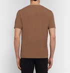 Maison Margiela - Garment-Dyed Cotton-Jersey T-Shirt - Men - Light brown