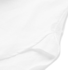 Loro Piana - Grandad-Collar Linen Shirt - White
