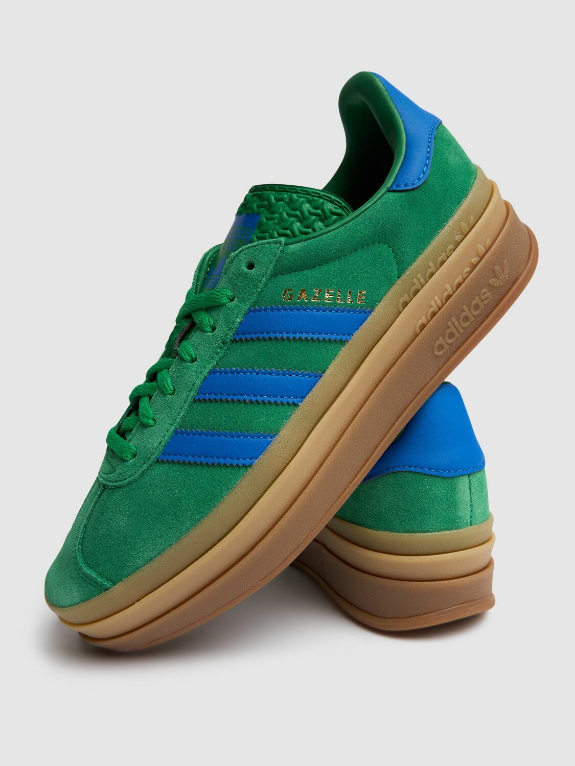 adidas gazelle silver green womens adidas Gazelle Bold W JI2703
