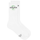 ADER error Earth Graphic Jacquard Sock