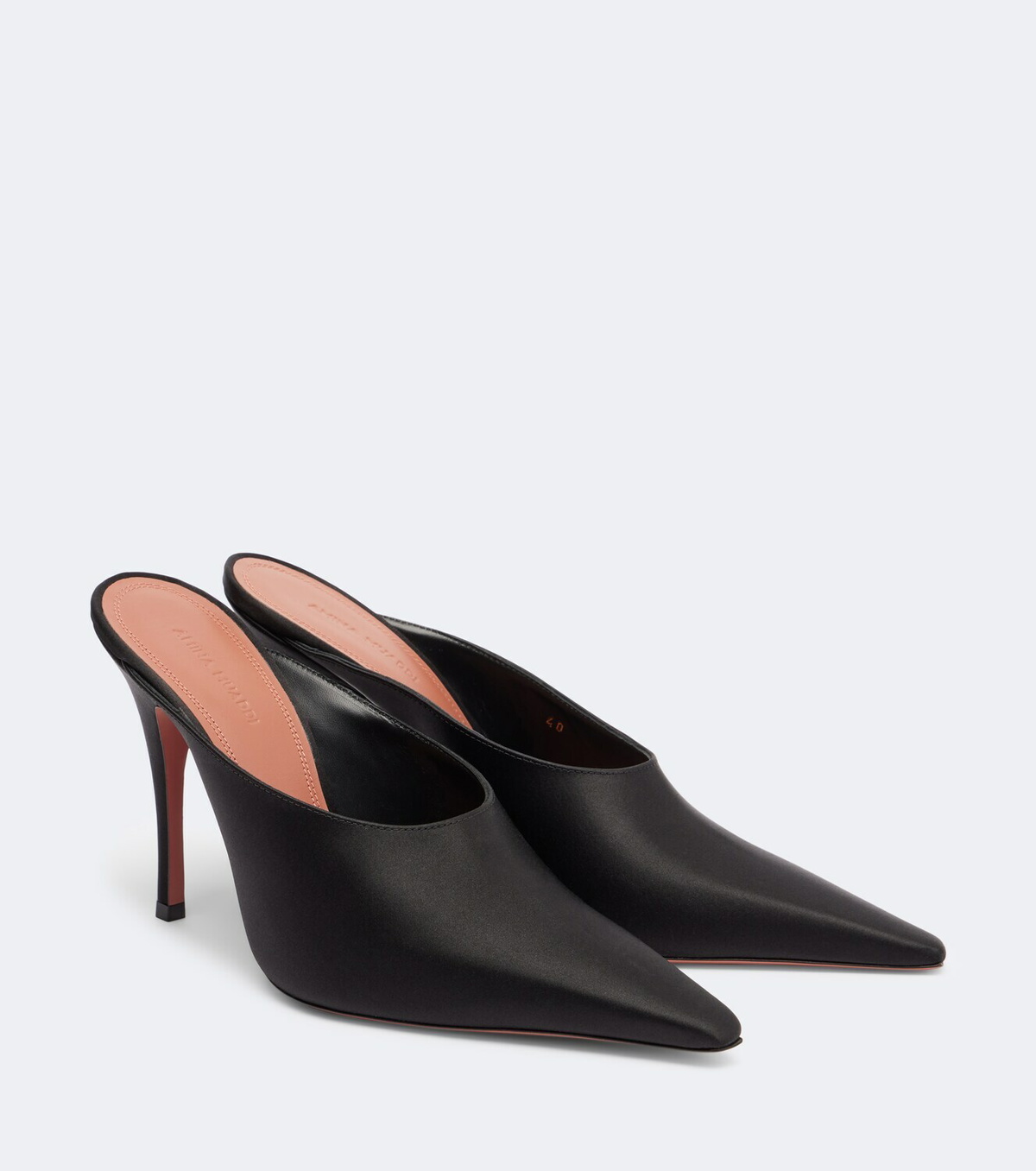 Amina Muaddi Felicia satin mules