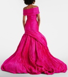 Marmar Halim Off-shoulder bustier gown