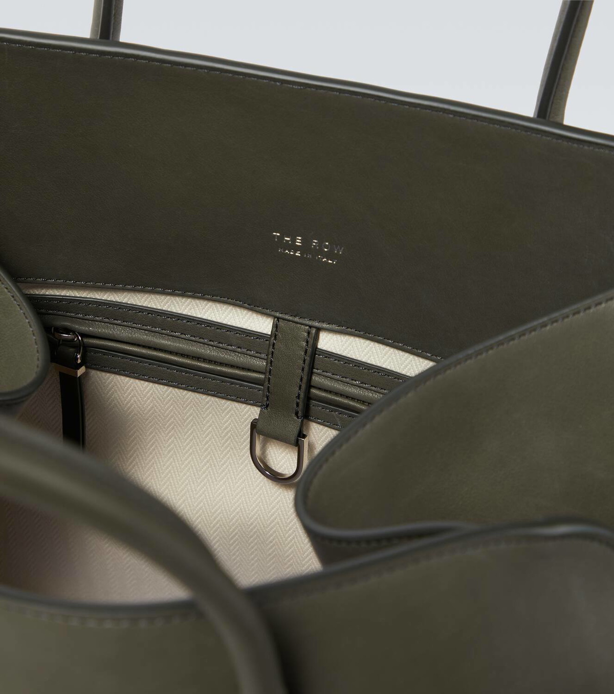 The Row Soft Margaux 17 leather tote bag