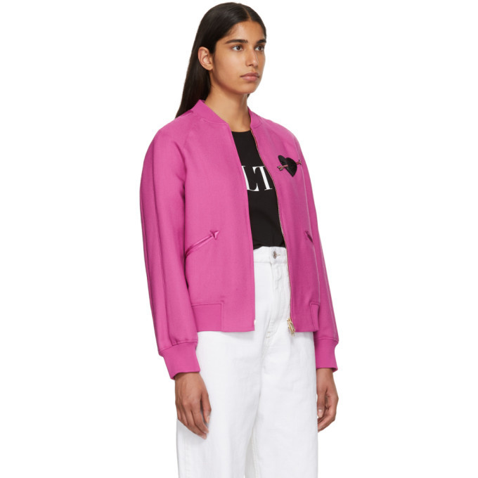 Pink 2024 valentino jacket