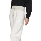Nike White NSW Sherpa Lounge Pants