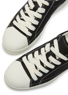 Jude Llow Nico Panelled Nubuck Leather Sneakers Black And White