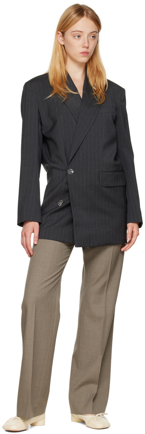 HOPE Gray Aspect Trousers