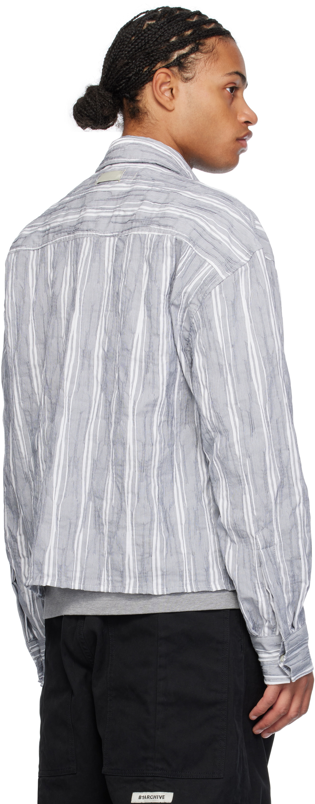 B1ARCHIVE Gray Single Pocket Shirt