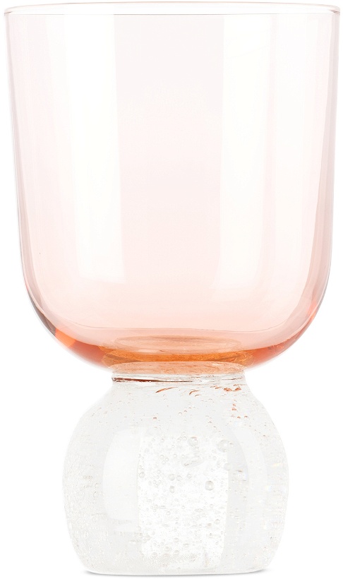 Photo: Misette Pink Bubble Glass Tumbler