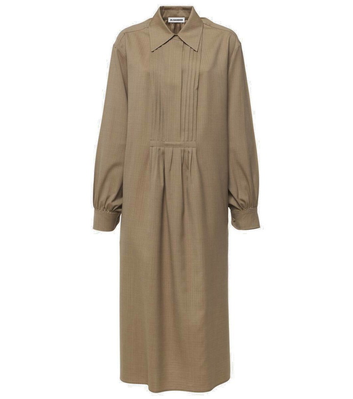 Photo: Jil Sander Wool shirt dress