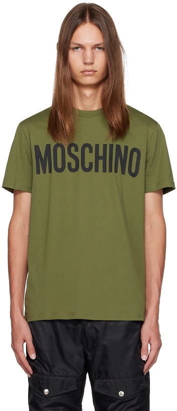 Photo: Moschino Green Crewneck T-Shirt