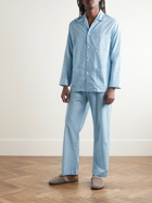Derek Rose - Ledbury 56 Printed Cotton Pyjama Set - Blue