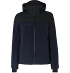 Fusalp - Alfonse Slim-Fit Two-Tone Padded Hooded Ski Jacket - Blue