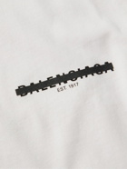 Balenciaga - Oversized Logo-Print Cotton-Jersey T-Shirt - Neutrals