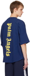 Palm Angels Navy Oversized T-Shirt