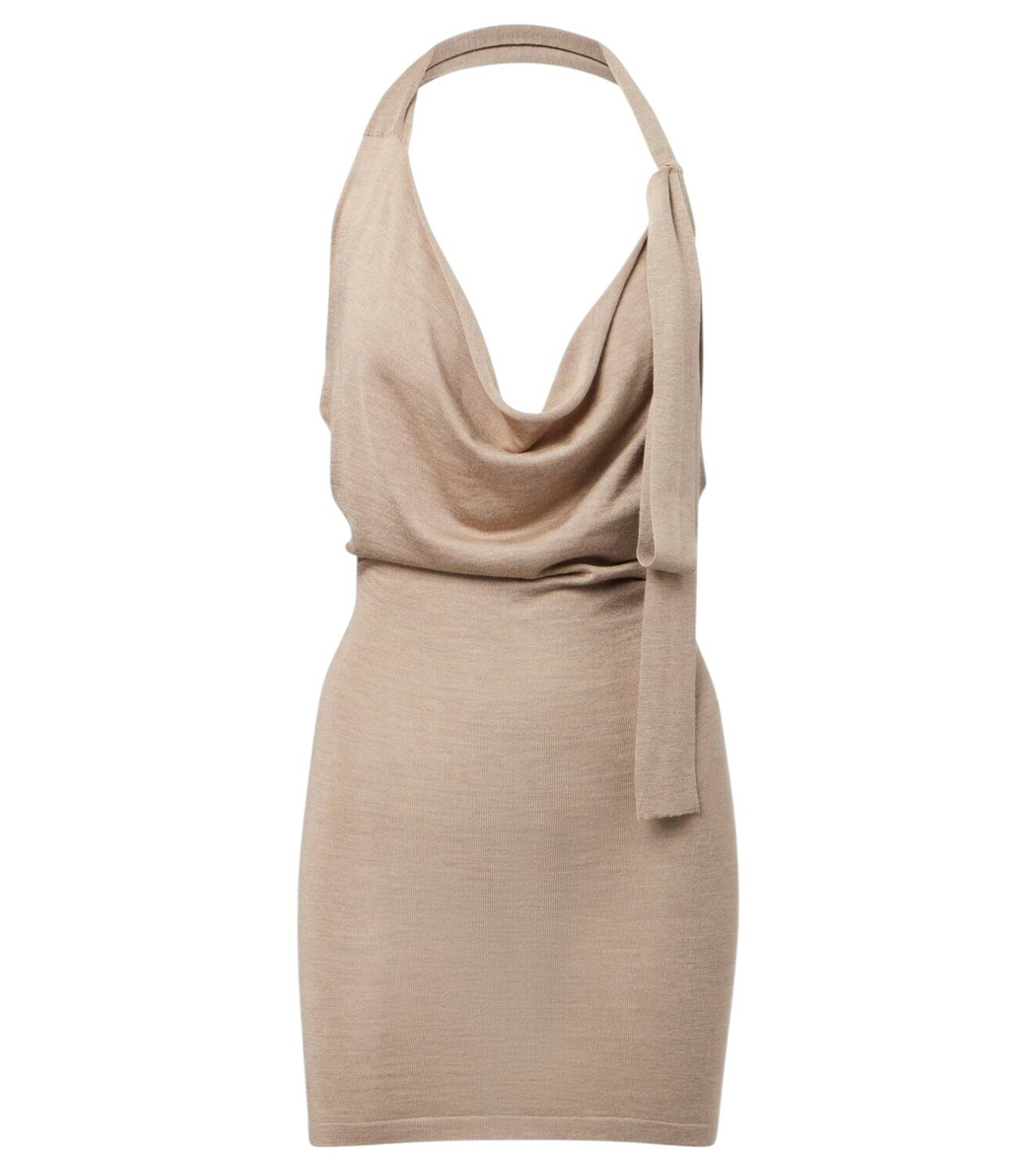 Aya Muse Draped lamé minidress Aya Muse