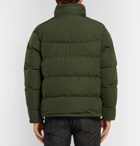 Aspesi - Quilted Shell Hooded Down Jacket - Men - Army green