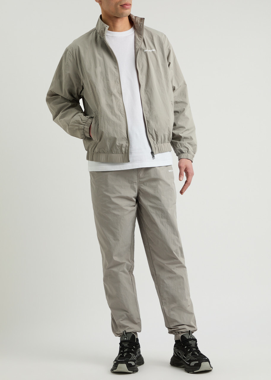 Daily Paper Eward Logo-print Nylon Jacket Grey