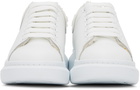 Alexander McQueen White Shearling Oversized Sneakers