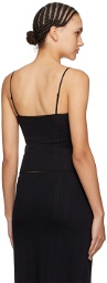 Cou Cou Black 'The Long' Camisole