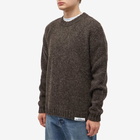 A.P.C. Men's x JW Anderson Ange Reversible Crew Knit in Dark Brown