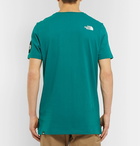 The North Face - Logo-Appliquéd Cotton-Jersey T-Shirt - Teal