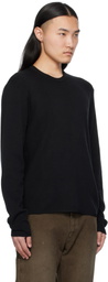 rag & bone Black Harvey Crew Sweater