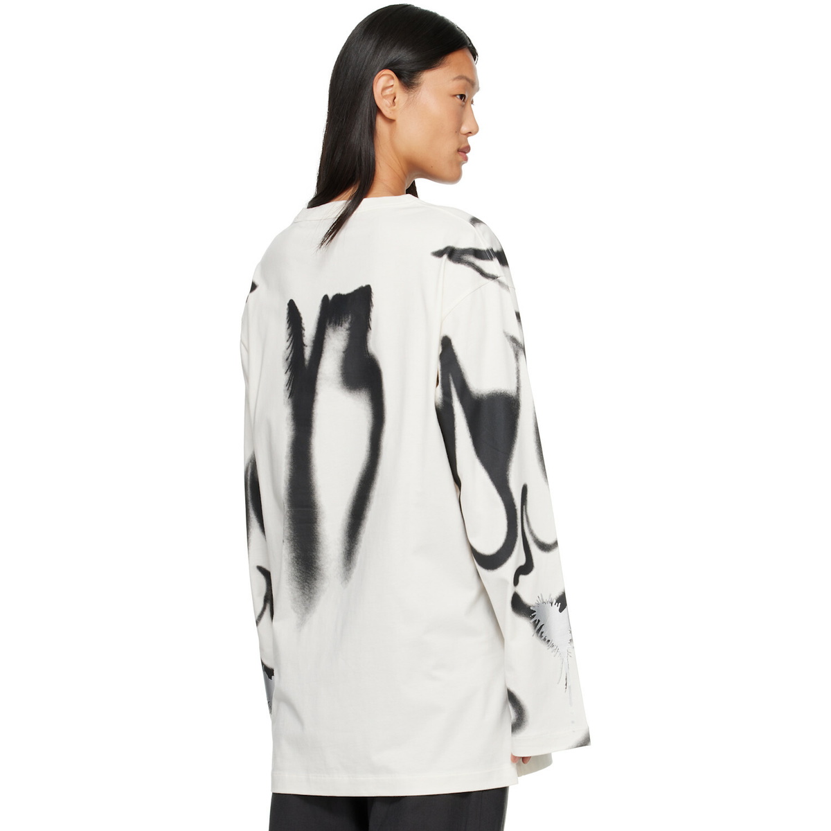 Y-3 Off-White Chito Edition 'Y-3' Graphic Long Sleeve T-shirt