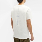 The North Face Men's Vertical T-Shirt in Gardenia White/Dusty Periwinkle