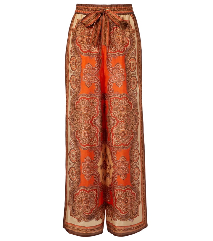Photo: Zimmermann Mahon paisley silk palazzo pants