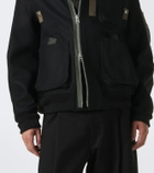 Sacai Wool blouson jacket
