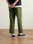 Portuguese Flannel - Straight-Leg Cotton-Corduroy Trousers - Green