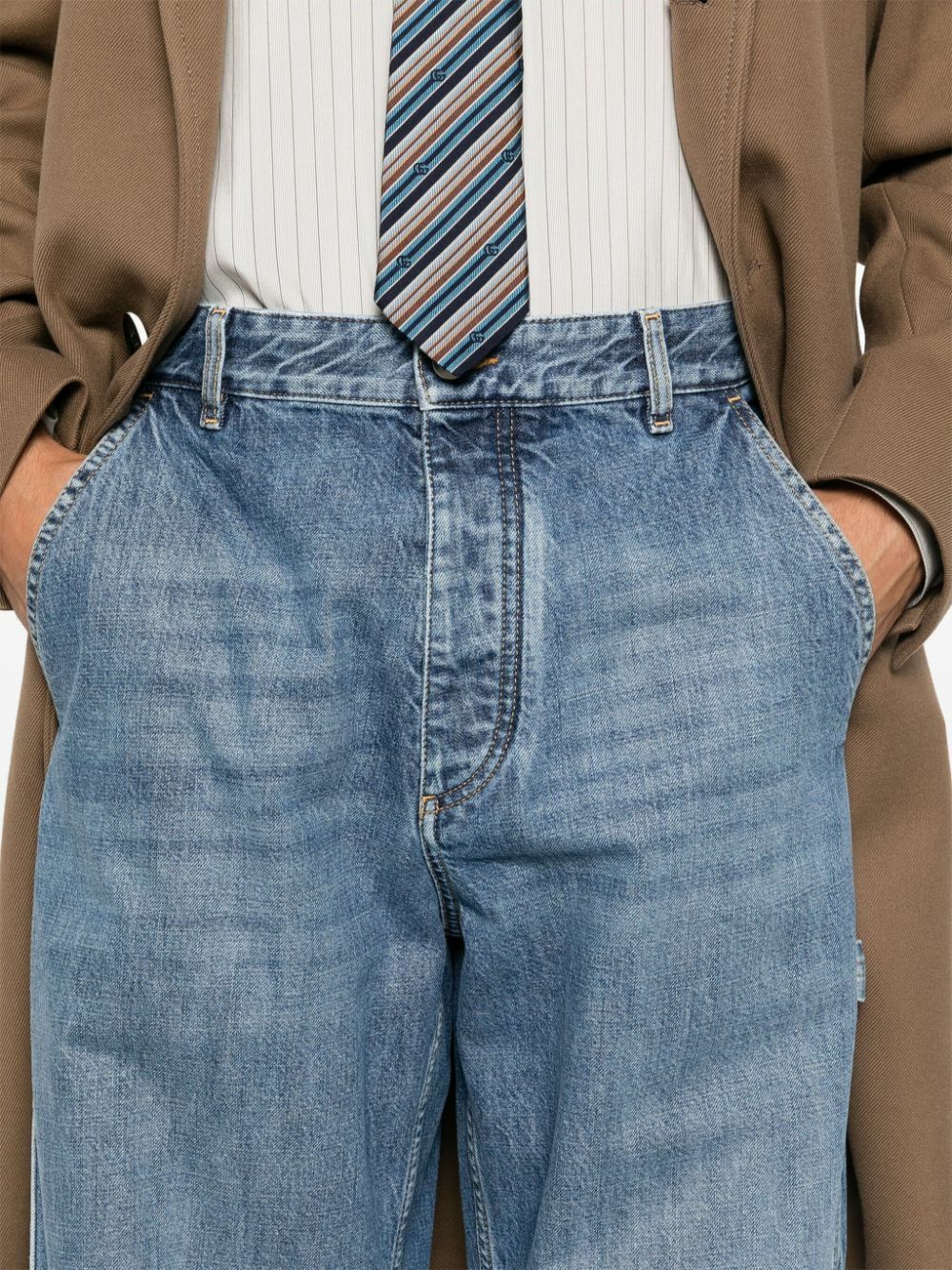 【関税&送料込】Bottega Veneta Blue Denim Jeans BOTTEGA VENETA | VINTAGE INDIGO CARGO DENIM