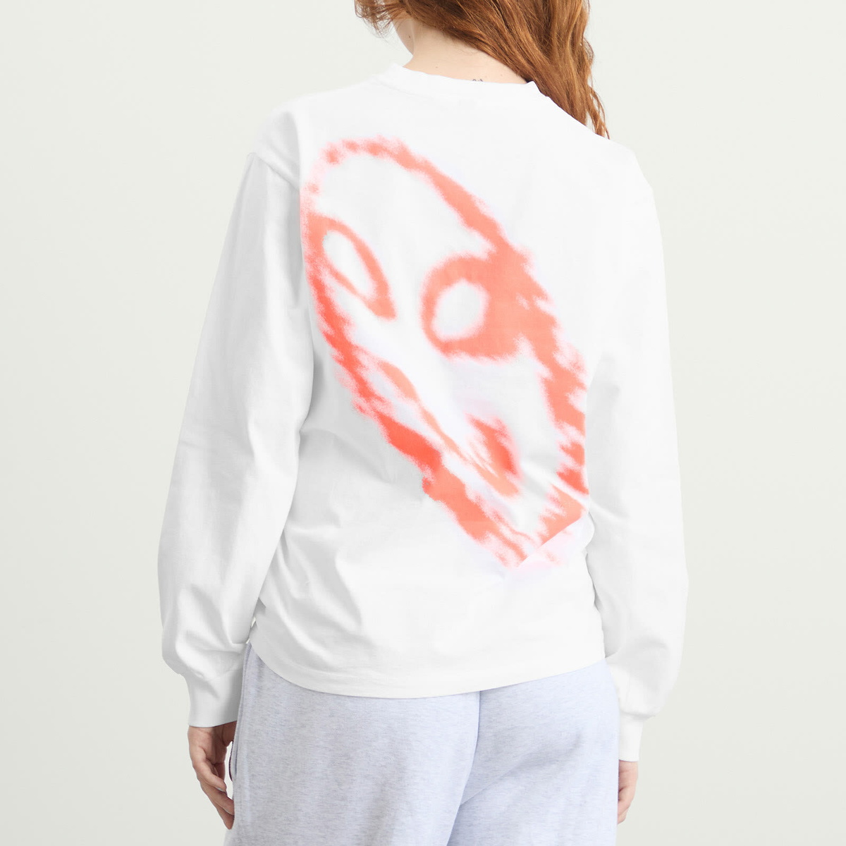 No Problemo Women's Smile Away Long Sleeve T-Shirt in White