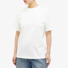 Jil Sander Women's T-Shirt in Coconut