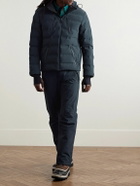 Aztech Mountain - Nuke Suit Quilted Hooded Down Ski Jacket - Blue