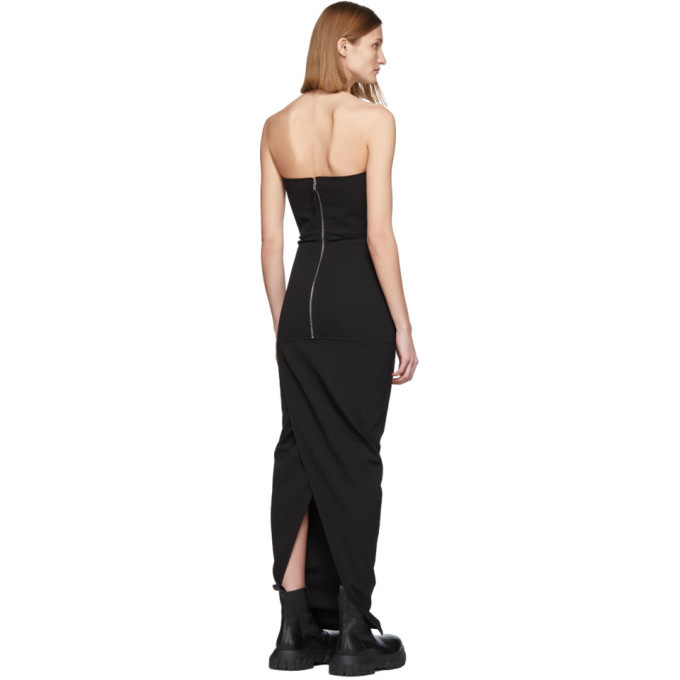 Rick Owens Black Bustier Gown Rick Owens