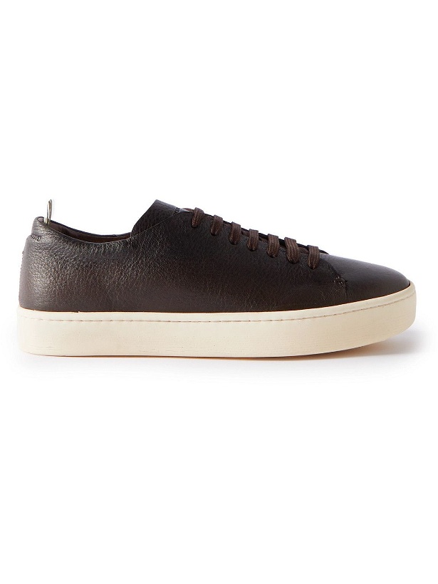 Photo: Officine Creative - Kreig Full-Grain Leather Sneakers - Brown