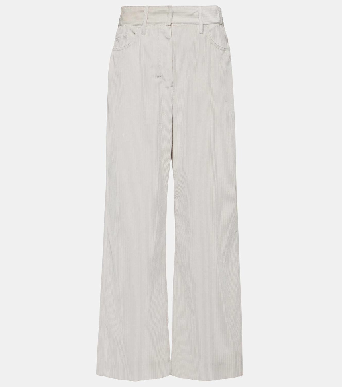 'S Max Mara Helier velvet wide-leg pants