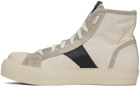 Rhude Off-White & Gray Bel Airs Sneakers