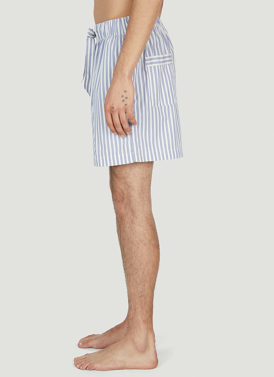 Tekla Skagen Stripes Shorts