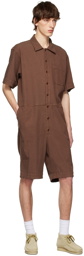 ts(s) Brown Rayon Jumpsuit
