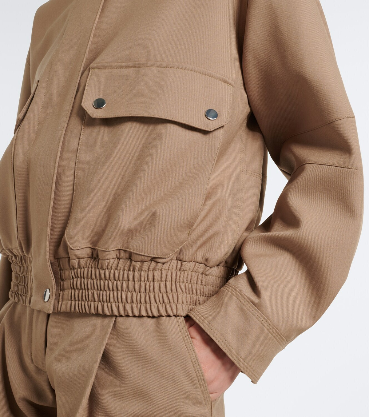 Proenza Schouler Aviva wool-blend gabardine jacket