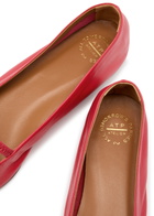 Atp Atelier Loria Leather Ballet Flats Red