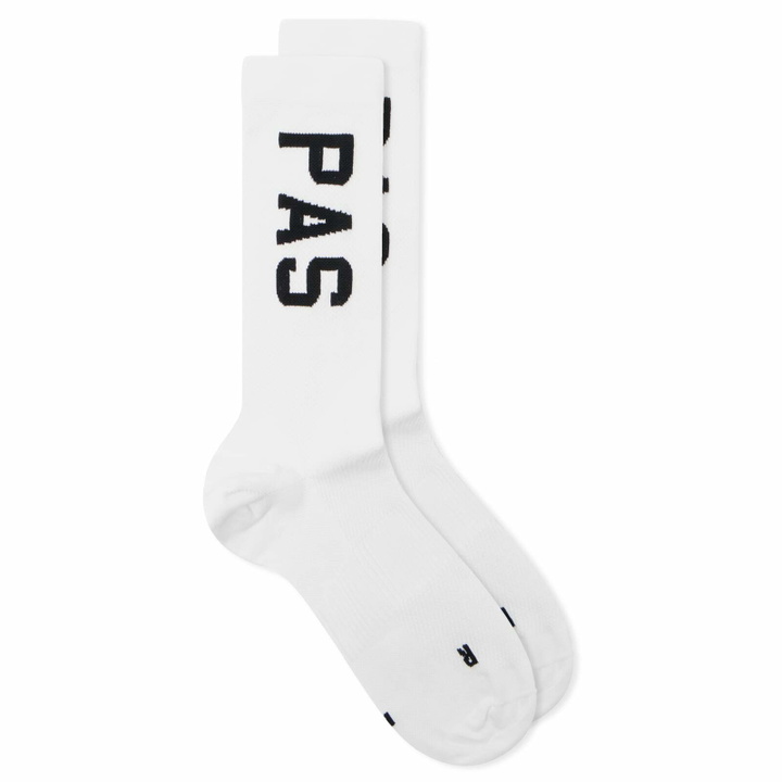 Photo: Pas Normal Studios Men's PAS Race Socks in White