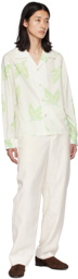 Bode White Lily Of The Valley Shirt