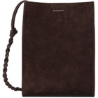 Jil Sander Brown Tangle Small Pouch